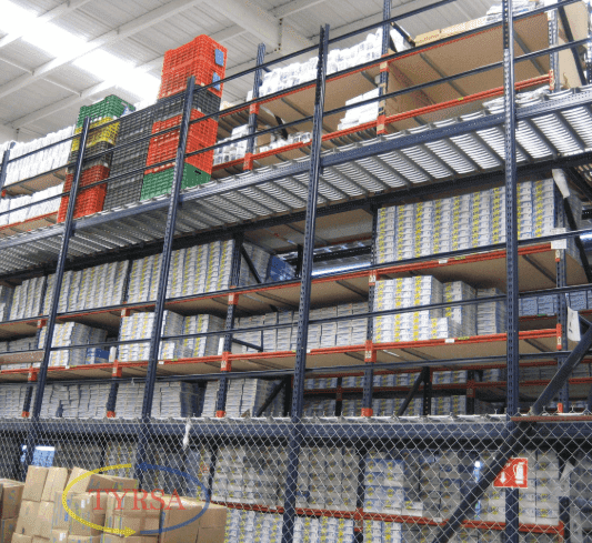 Estantes Metálicos para Almacén Pasarelas